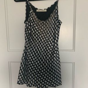 Graham & James Black and White silk Cami